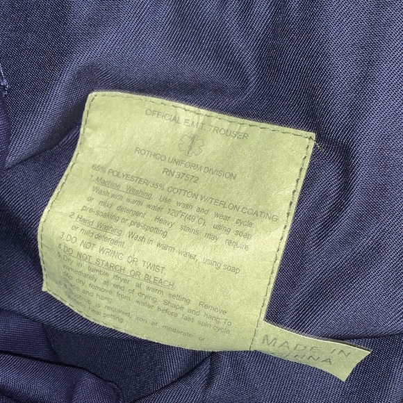 Rothco Uniform Division navy blue cargo pants size Large-long - Picture 4 of 5